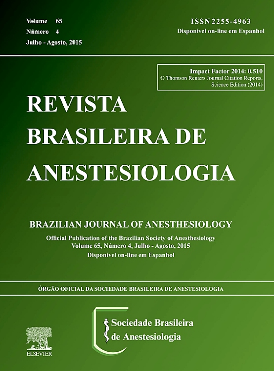 Go to journal home page - Brazilian Journal of Anesthesiology (Edicion en Espanol)